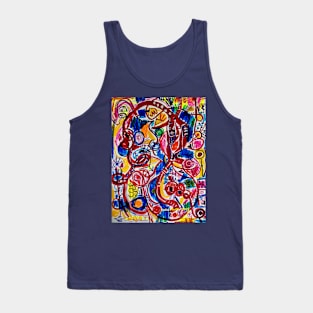 Abstract Map Tank Top